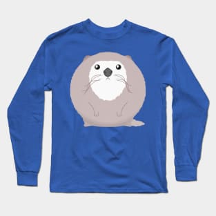 Sfurical round sea otter Long Sleeve T-Shirt